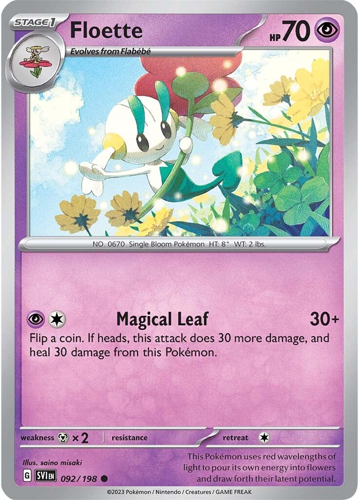 Floette (092/198) [Scarlet & Violet: Base Set] | Clutch Gaming