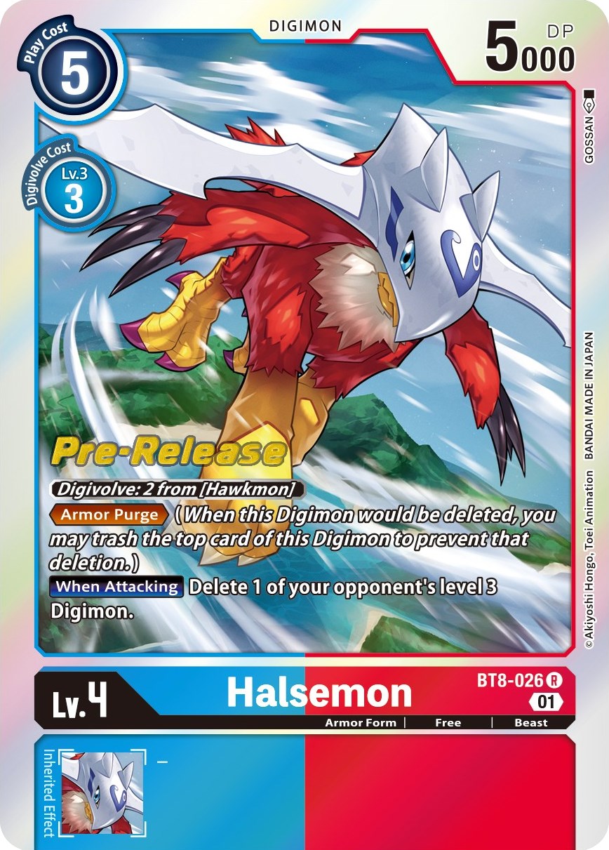 Halsemon [BT8-026] [New Awakening Pre-Release Cards] | Clutch Gaming