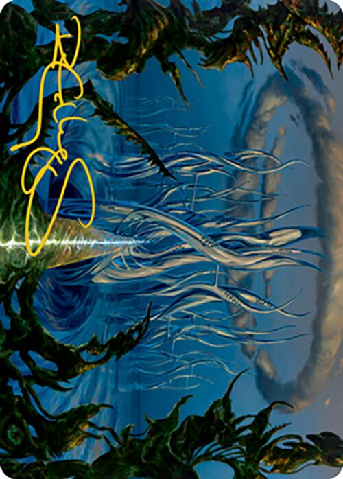 Tanglepool Bridge Art Card (Gold-Stamped Signature) [Modern Horizons 2 Art Series] | Clutch Gaming