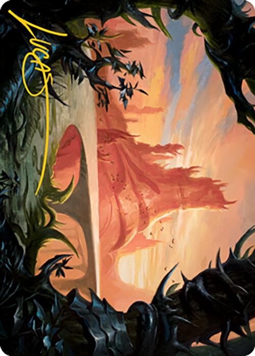 Slagwoods Bridge Art Card (Gold-Stamped Signature) [Modern Horizons 2 Art Series] | Clutch Gaming