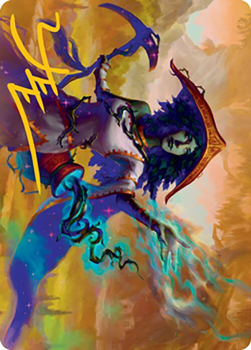 Sythis, Harvest's Hand Art Card (Gold-Stamped Signature) [Modern Horizons 2 Art Series] | Clutch Gaming
