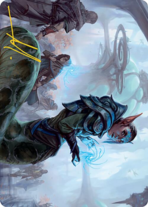 Lonis, Cryptozoologist Art Card (Gold-Stamped Signature) [Modern Horizons 2 Art Series] | Clutch Gaming