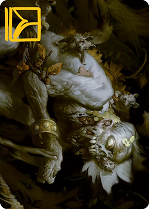 Nested Shambler Art Card (Gold-Stamped Signature) [Modern Horizons 2 Art Series] | Clutch Gaming