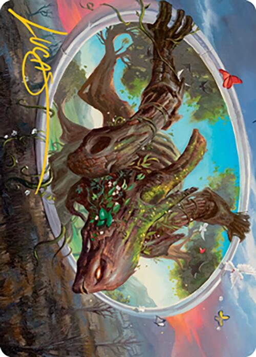 Gaea's Will Art Card (Gold-Stamped Signature) [Modern Horizons 2 Art Series] | Clutch Gaming