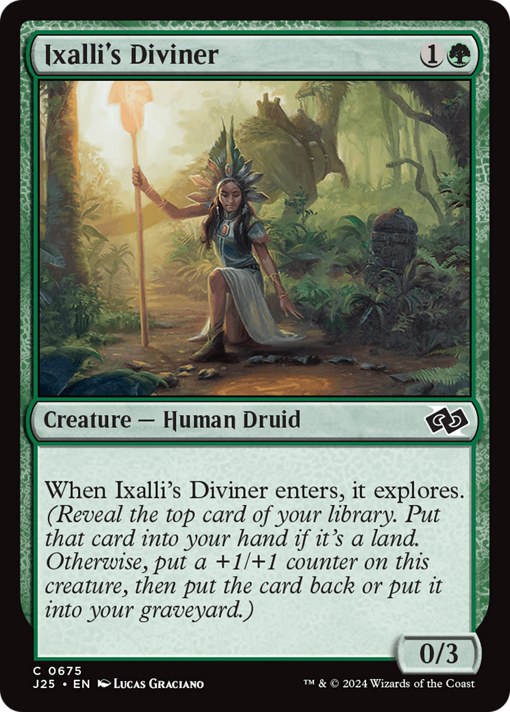 Ixalli's Diviner [Foundations Jumpstart] | Clutch Gaming