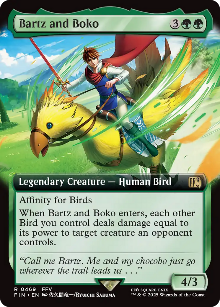 Bartz and Boko (Extended Art) [FINAL FANTASY] | Clutch Gaming