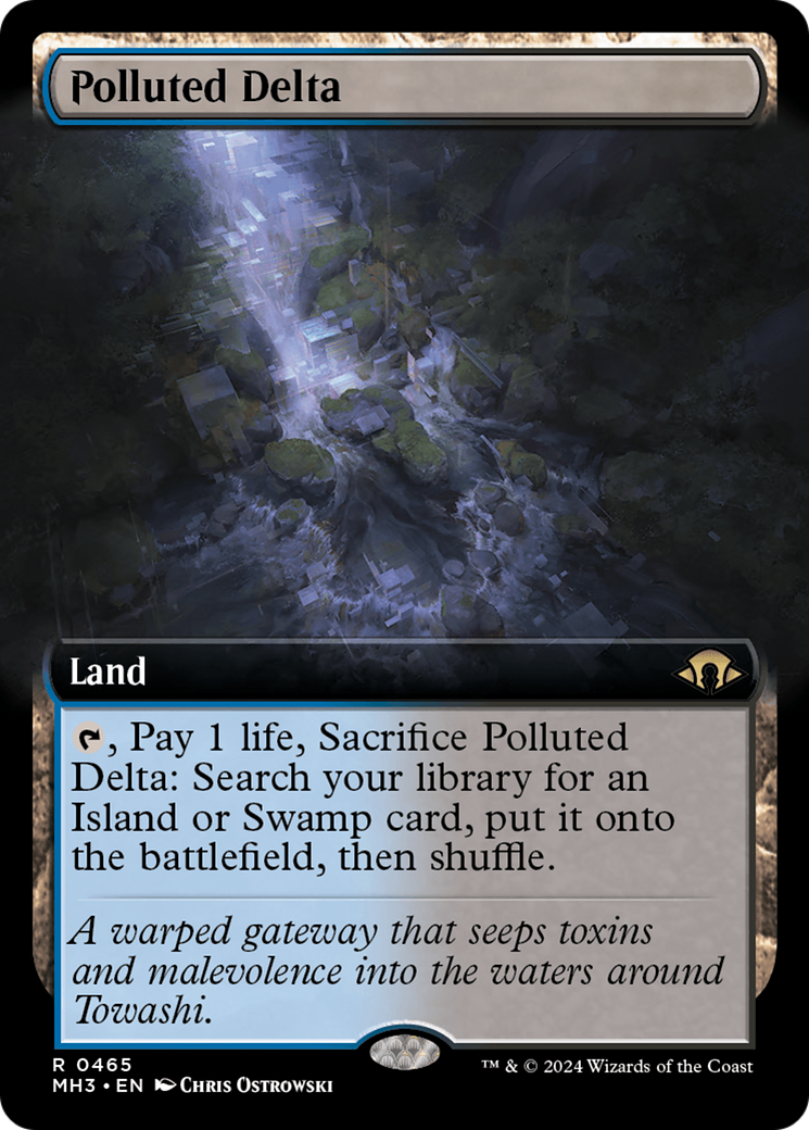 Polluted Delta (Extended Art) [Modern Horizons 3] | Clutch Gaming