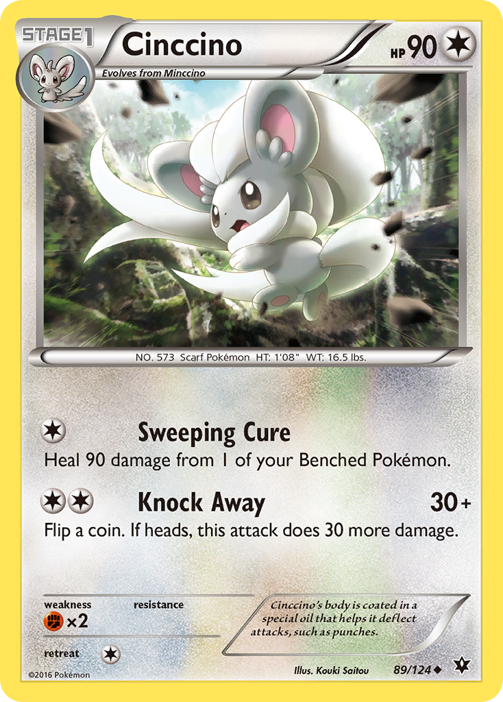 Cinccino (89/124) [XY: Fates Collide] | Clutch Gaming