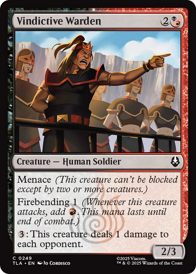 Vindictive Warden [Avatar: The Last Airbender] | Clutch Gaming