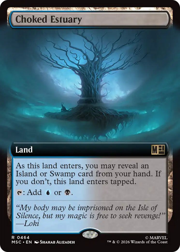 Choked Estuary (Extended Art) [Marvel Super Heroes Commander] | Clutch Gaming