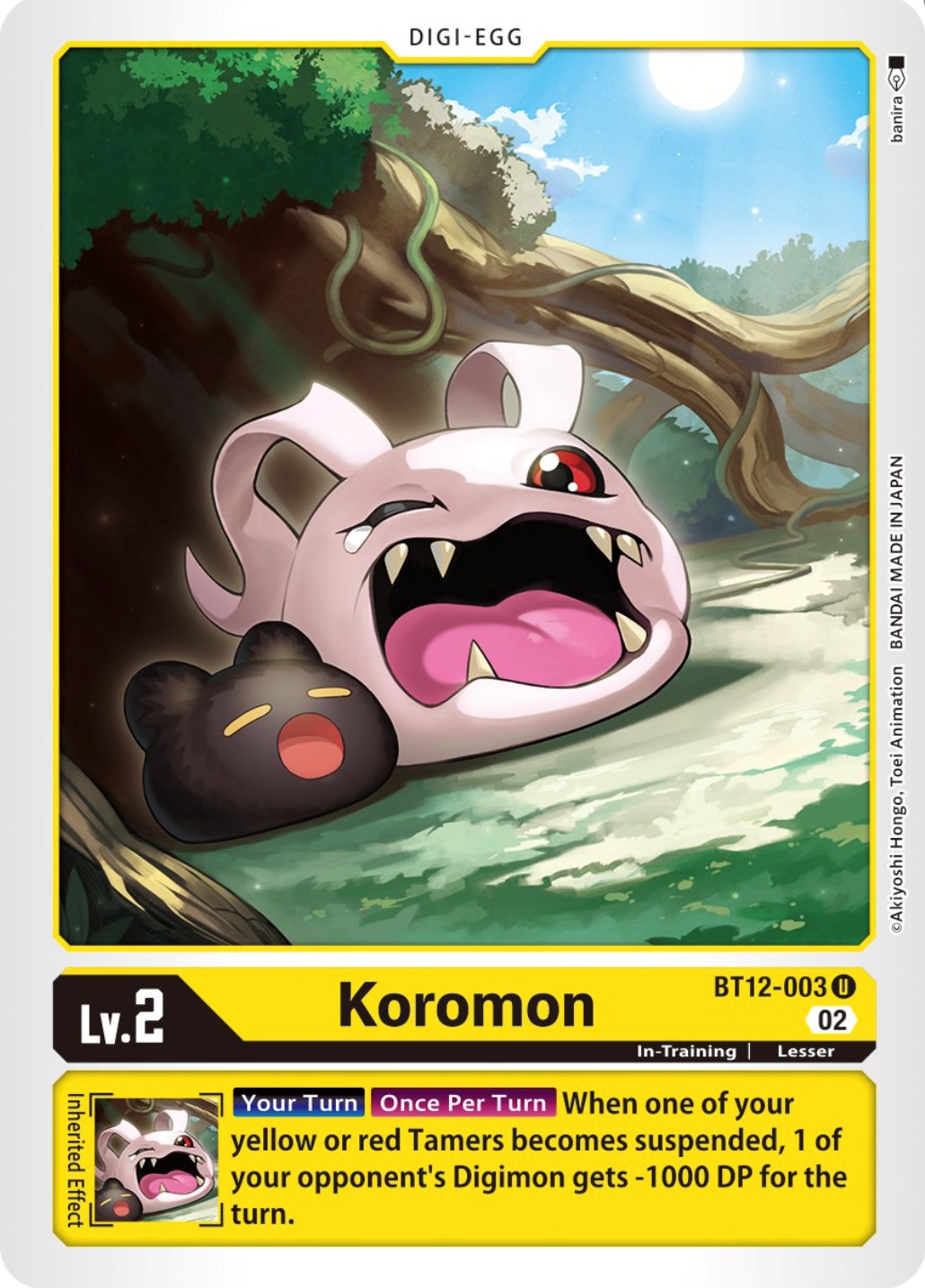 Koromon [BT12-003] [Across Time] | Clutch Gaming