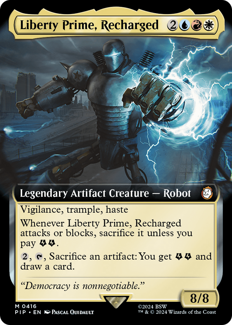 Liberty Prime, Recharged (Extended Art) [Fallout] | Clutch Gaming