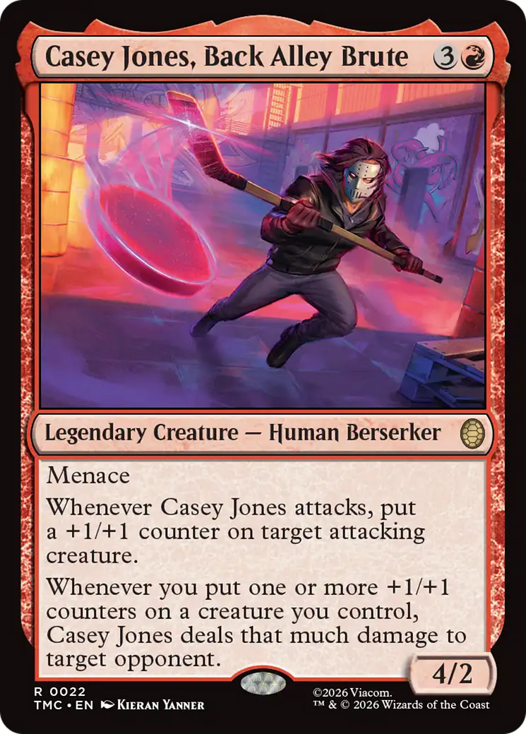Casey Jones, Back Alley Brute [Teenage Mutant Ninja Turtles Commander] | Clutch Gaming