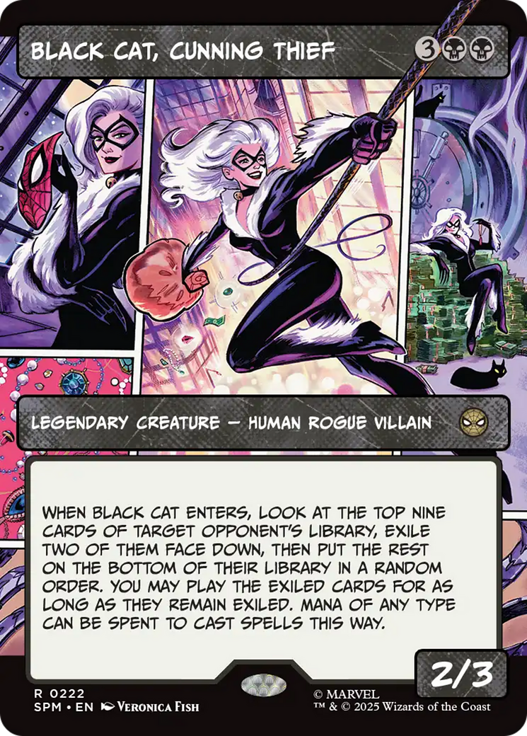 Black Cat, Cunning Thief (Borderless) [Marvel's Spider-Man] | Clutch Gaming
