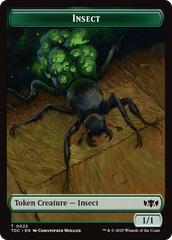 Insect (0022) // Zombie Druid Double-Sided Token [Tarkir: Dragonstorm Commander Tokens] | Clutch Gaming