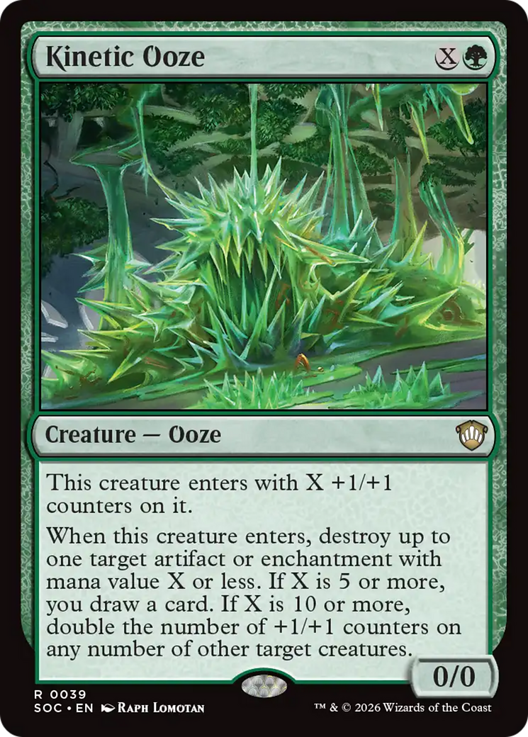 Kinetic Ooze [Secrets of Strixhaven Commander] | Clutch Gaming