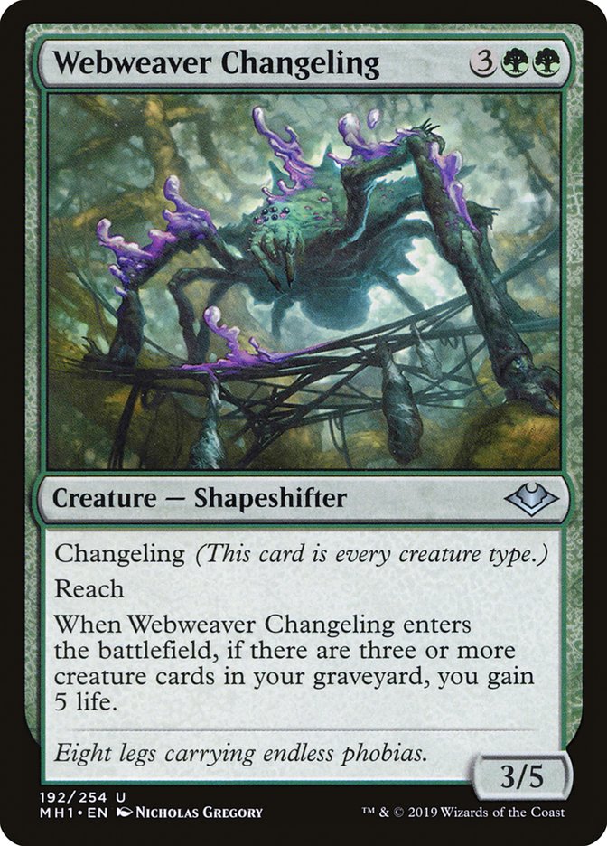 Webweaver Changeling [Modern Horizons] | Clutch Gaming