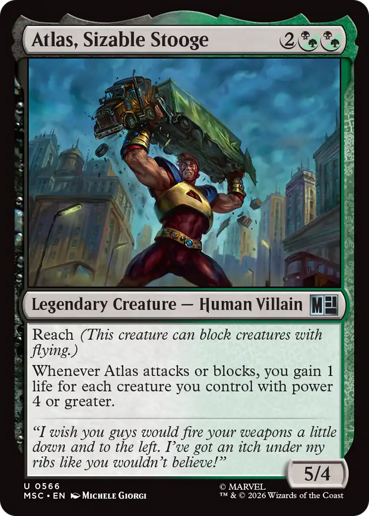 Atlas, Sizable Stooge [Marvel Super Heroes] | Clutch Gaming