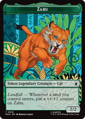Redwing // Zabu Double-Sided Token [Marvel Super Heroes Tokens] | Clutch Gaming