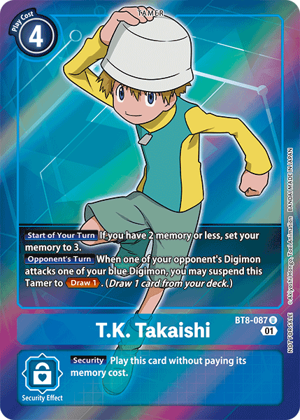 T.K. Takaishi [BT8-087] (Alternative Art - Box Topper) [New Awakening] | Clutch Gaming