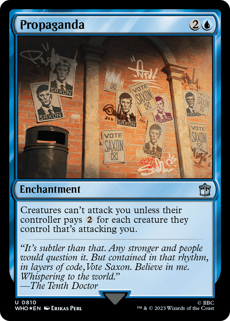 Propaganda (Surge Foil) [Doctor Who] | Clutch Gaming