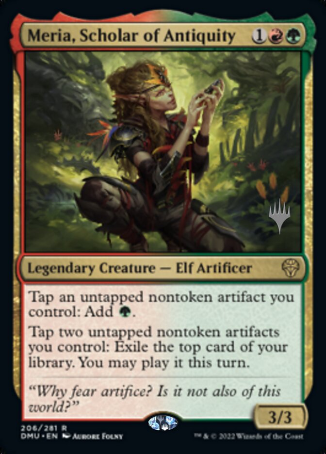 Meria, Scholar of Antiquity (Promo Pack) [Dominaria United Promos] | Clutch Gaming