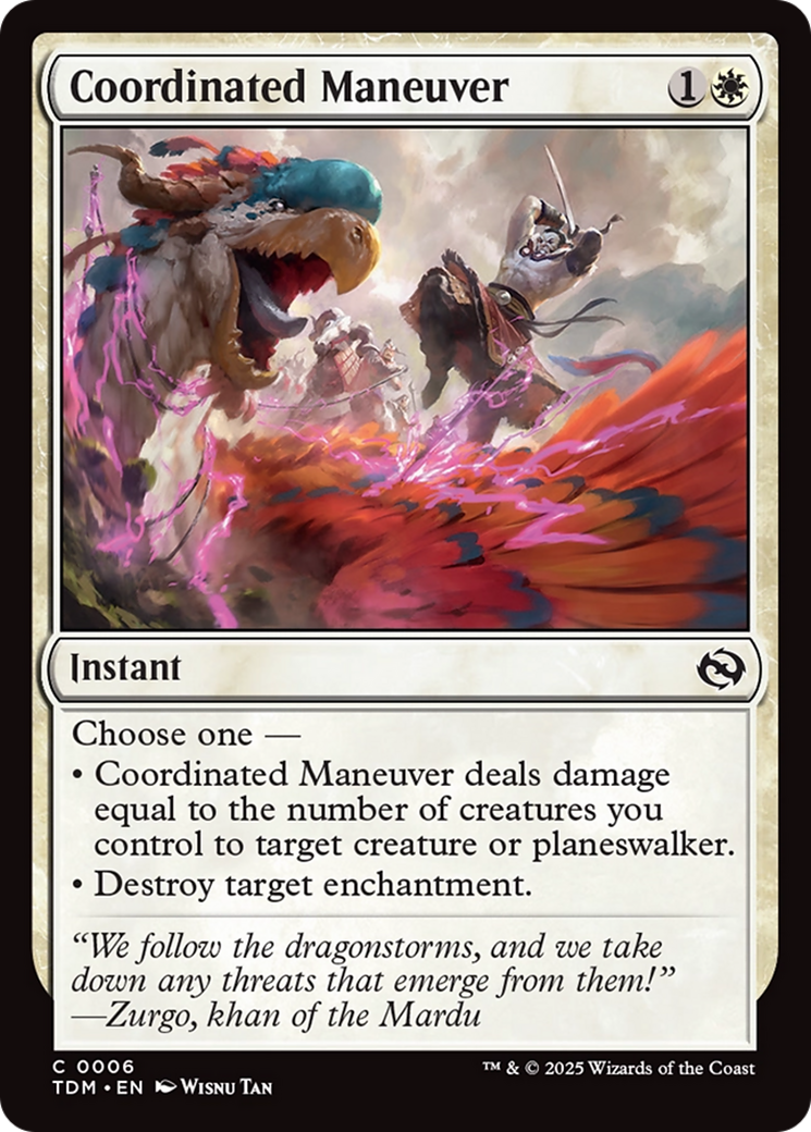 Coordinated Maneuver [Tarkir: Dragonstorm] | Clutch Gaming