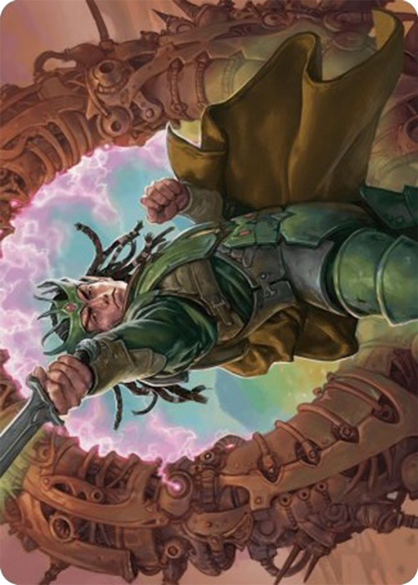 Eladamri, Korvecdal Art Card [Modern Horizons 3 Art Series] | Clutch Gaming