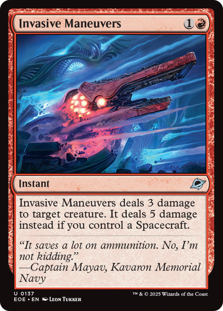 Invasive Maneuvers [Edge of Eternities] | Clutch Gaming