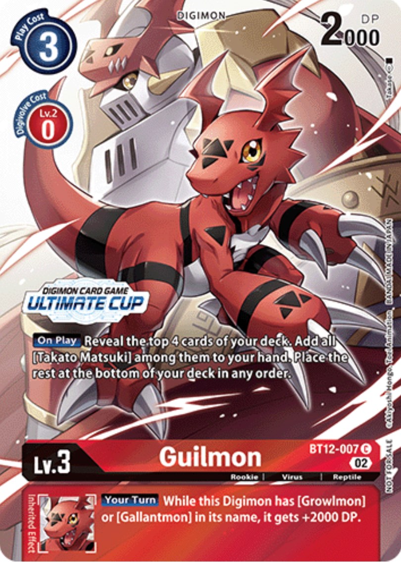 Guilmon [BT12-007] (Ultimate Cup) [Across Time Promos] | Clutch Gaming