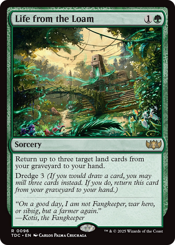 Life from the Loam [Tarkir: Dragonstorm Commander] | Clutch Gaming