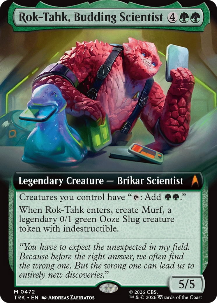 Rok-Tahk, Budding Scientist (Extended Art) [Star Trek] | Clutch Gaming