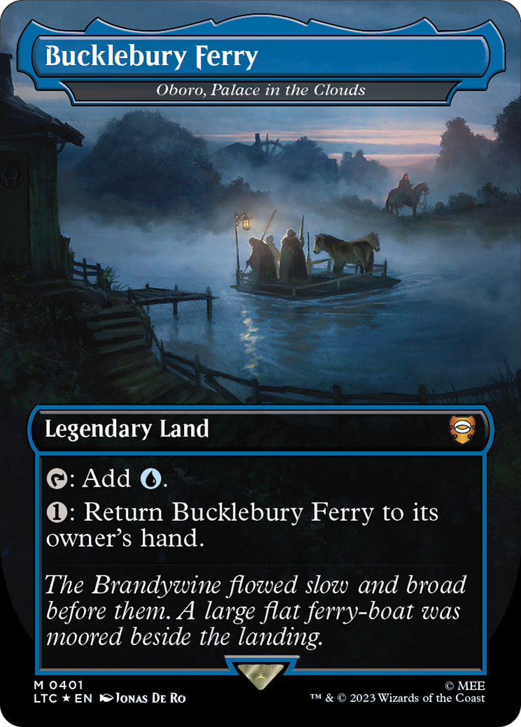 Bucklebury Ferry - Oboro, Palace in the Clouds (Surge Foil Realms and Relics) [The Lord of the Rings: Tales of Middle-Earth Commander] | Clutch Gaming