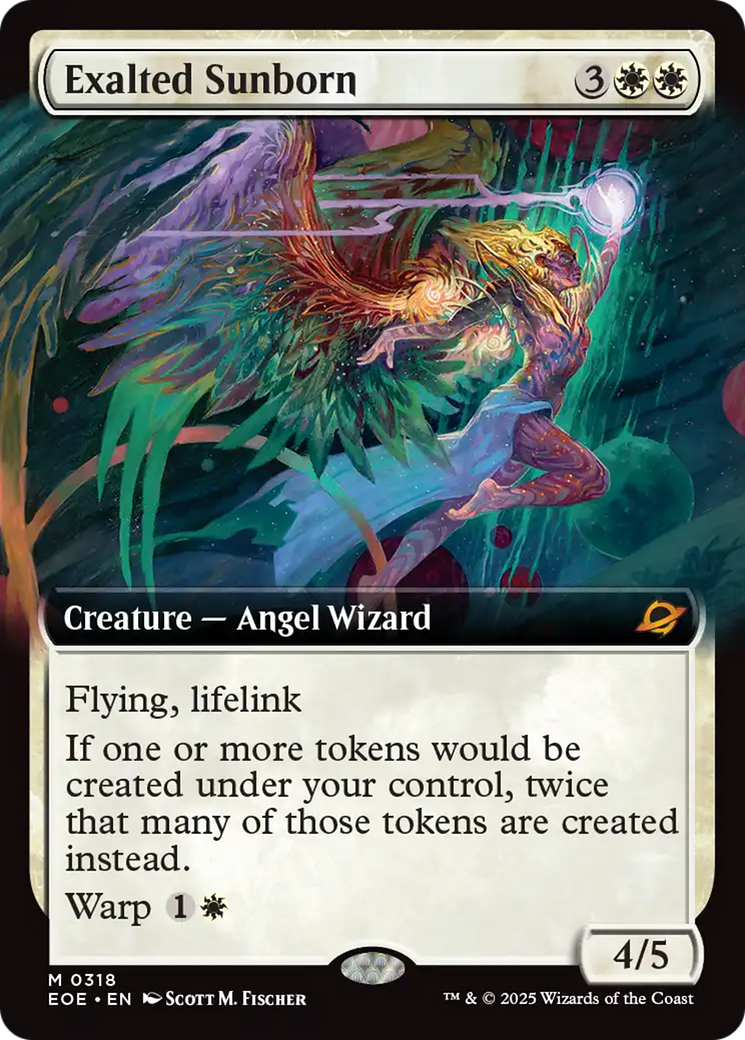 Exalted Sunborn (Extended Art) [Edge of Eternities] | Clutch Gaming