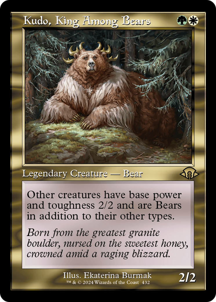 Kudo, King Among Bears (Retro) [Modern Horizons 3] | Clutch Gaming