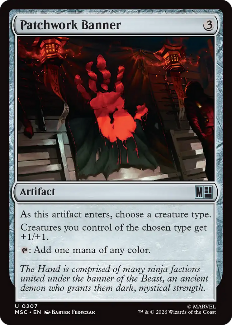 Patchwork Banner (Surge Foil) [Marvel Super Heroes Commander] | Clutch Gaming