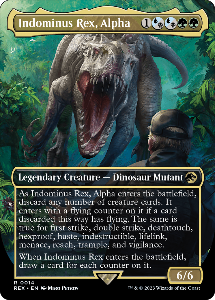 Indominus Rex, Alpha (Borderless) [Jurassic World Collection] | Clutch Gaming