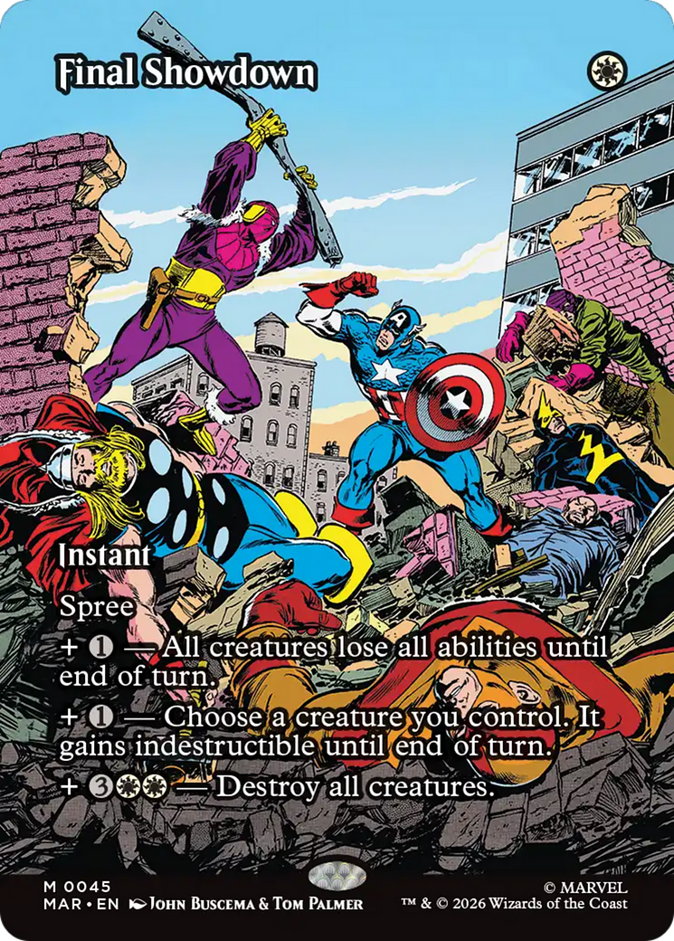 Final Showdown (Borderless) [Marvel Universe: Eternal-Legal] | Clutch Gaming