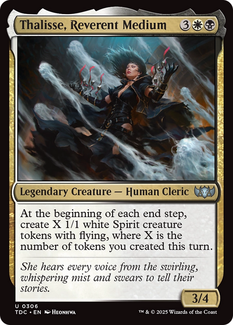 Thalisse, Reverent Medium [Tarkir: Dragonstorm Commander] | Clutch Gaming