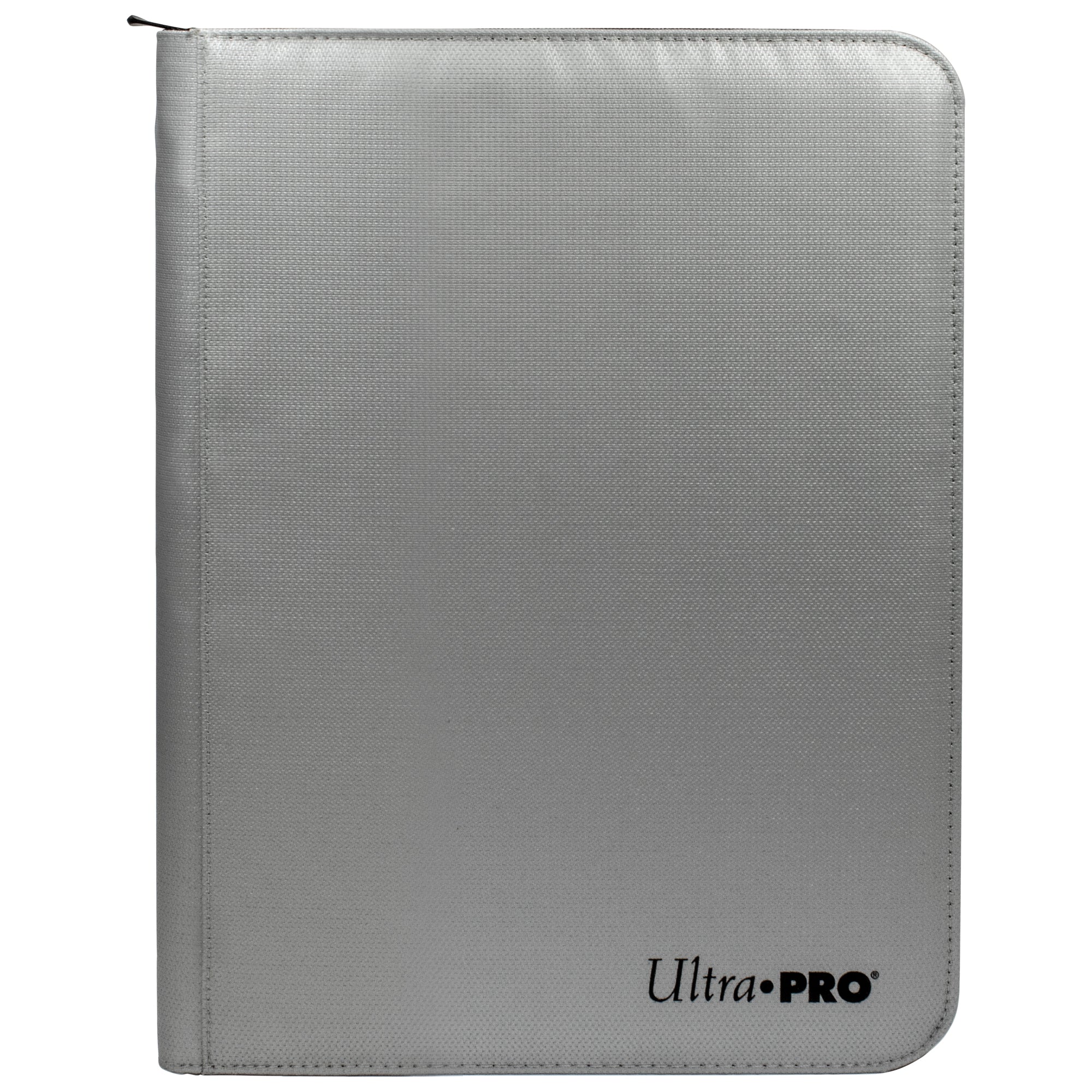 Ultra PRO: 9-Pocket Zippered PRO-Binder (Silver) | Clutch Gaming