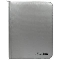 Ultra PRO: 9-Pocket Zippered PRO-Binder (Silver) | Clutch Gaming