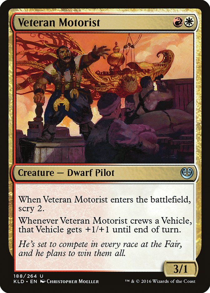 Veteran Motorist [Kaladesh] | Clutch Gaming