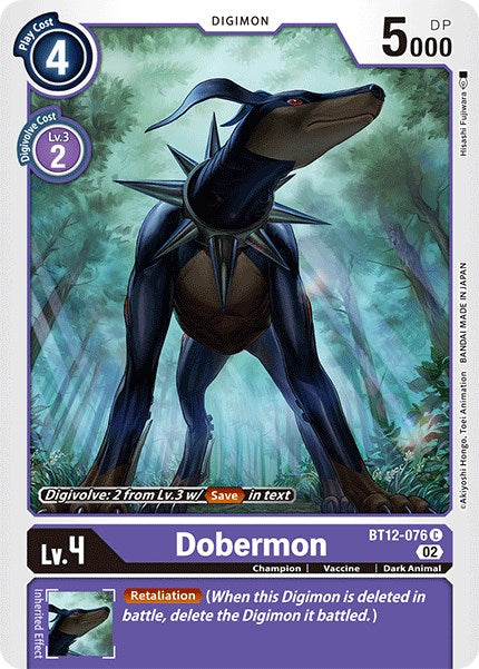 Dobermon [BT12-076] [Across Time] | Clutch Gaming