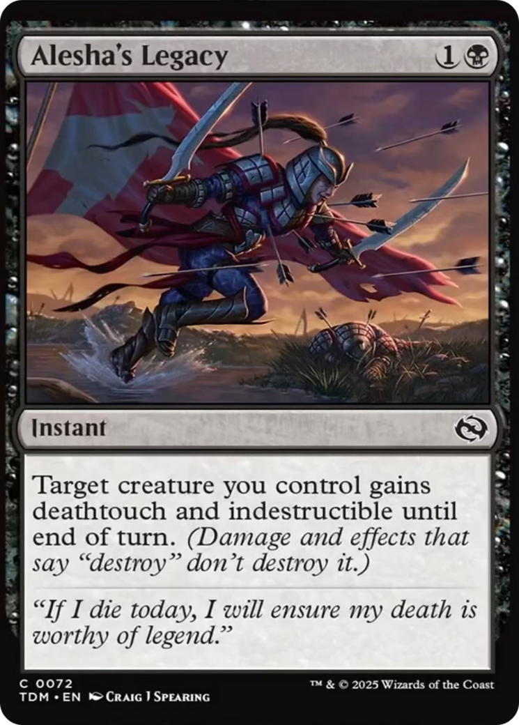 Alesha's Legacy [Tarkir: Dragonstorm] | Clutch Gaming
