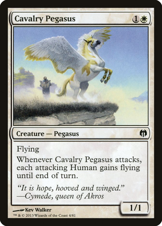 Cavalry Pegasus [Duel Decks: Heroes vs. Monsters] | Clutch Gaming