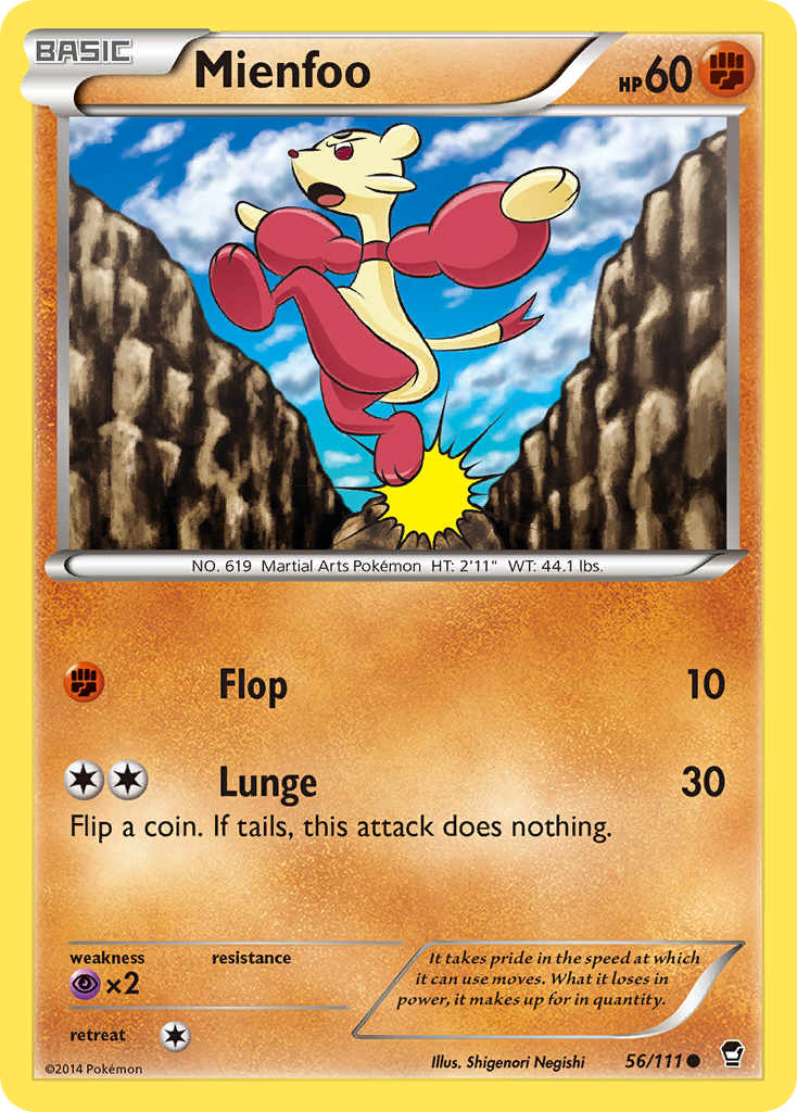 Mienfoo (56/111) [XY: Furious Fists] | Clutch Gaming