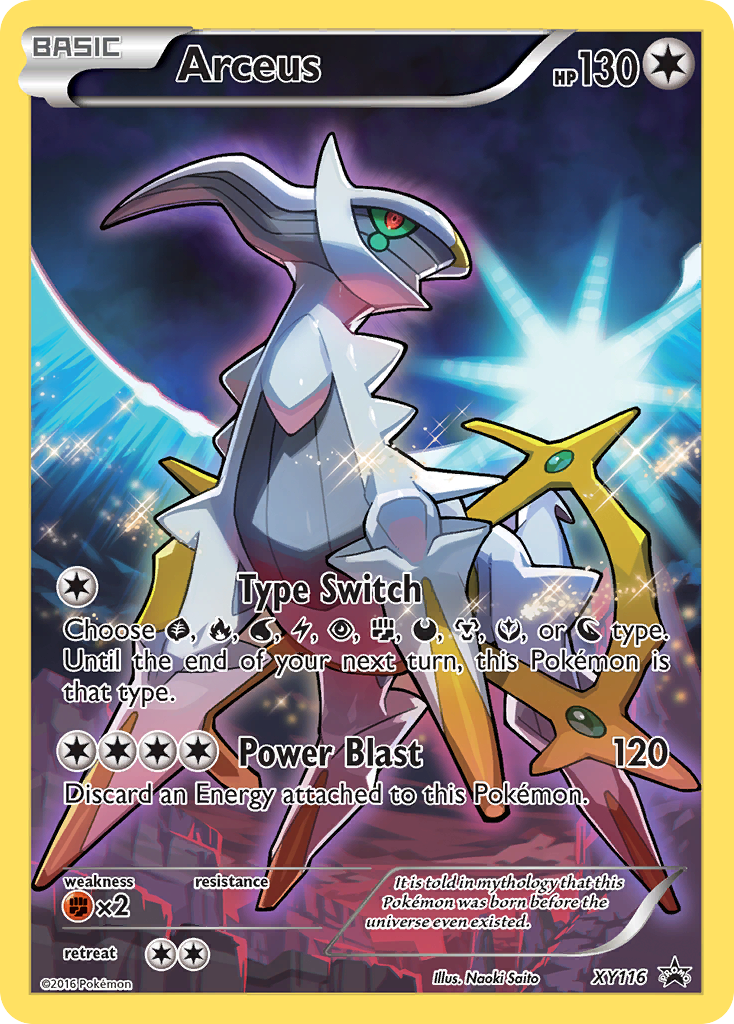 Arceus (XY116) [XY: Black Star Promos] | Clutch Gaming