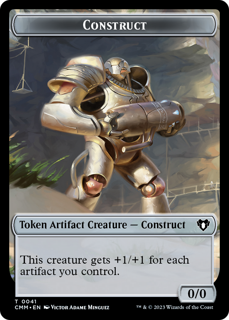 Thopter // Construct (41) Double-Sided Token [Commander Masters Tokens] | Clutch Gaming