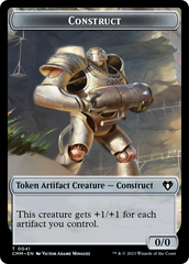 Clue // Construct (0041) Double-Sided Token [Commander Masters Tokens] | Clutch Gaming