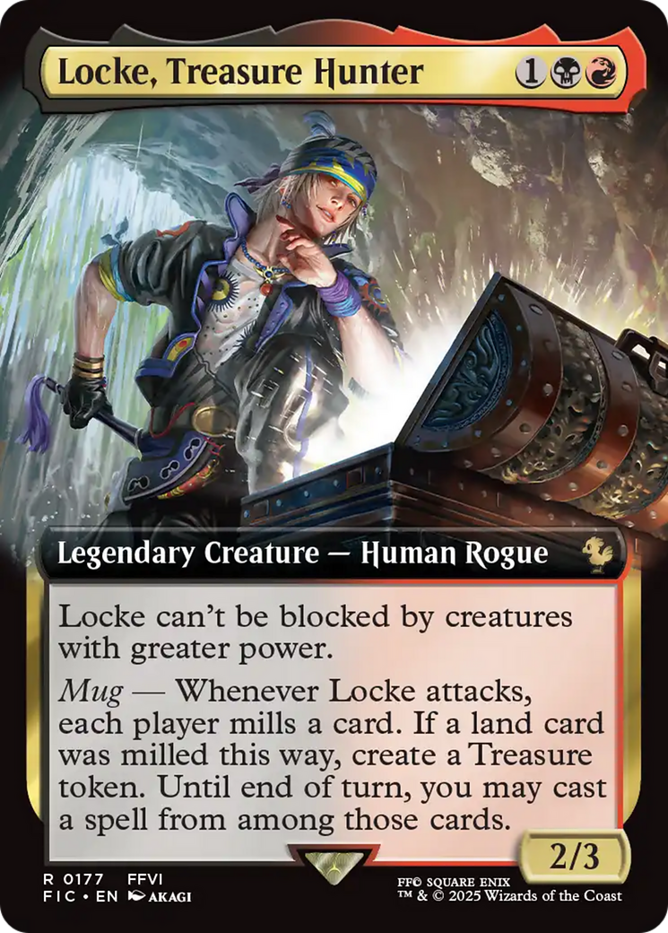 Locke, Treasure Hunter (Extended Art) [FINAL FANTASY Commander] | Clutch Gaming